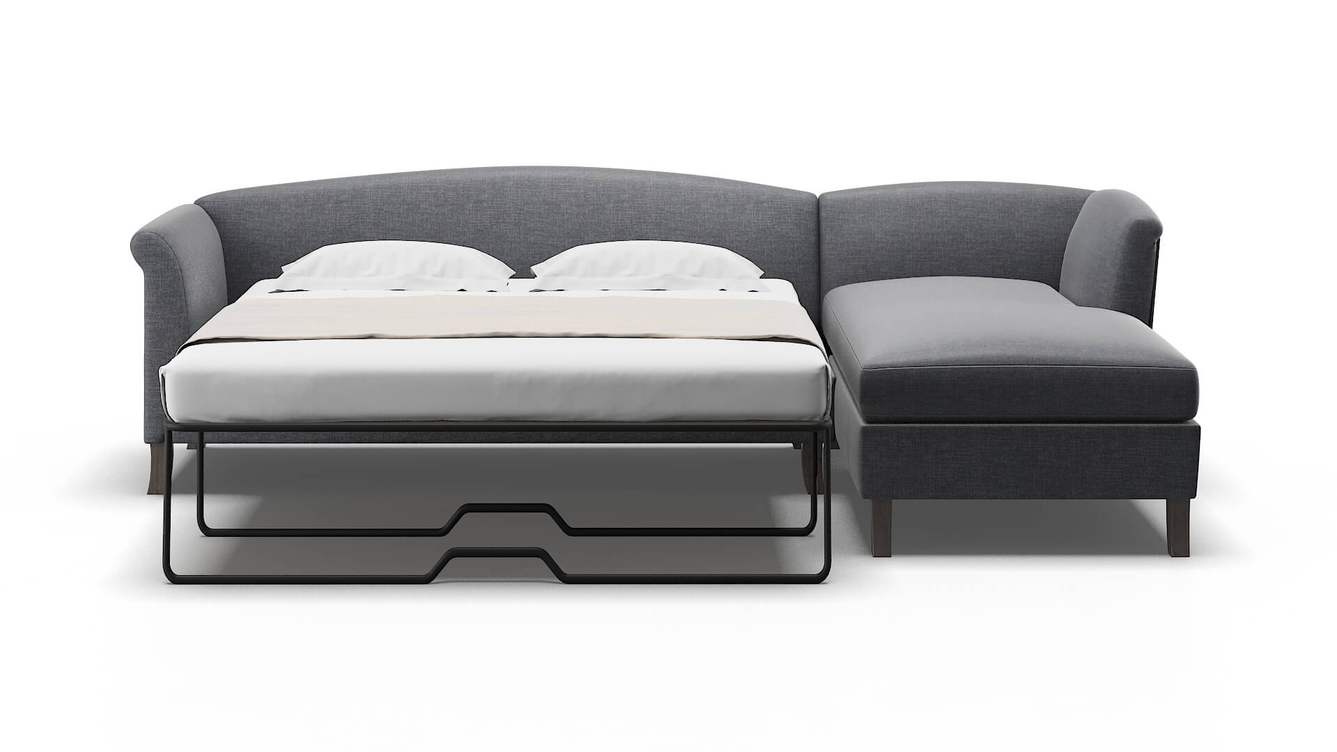 Crete Keylargo Graphite Panel Sleeper Espresso legs 1