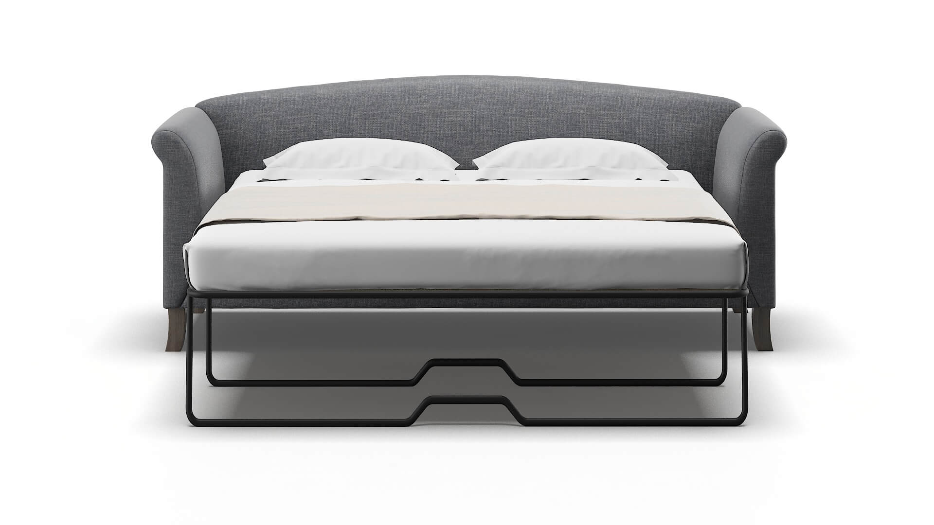 Crete Keylargo Graphite Sofa Sleeper Espresso legs 1