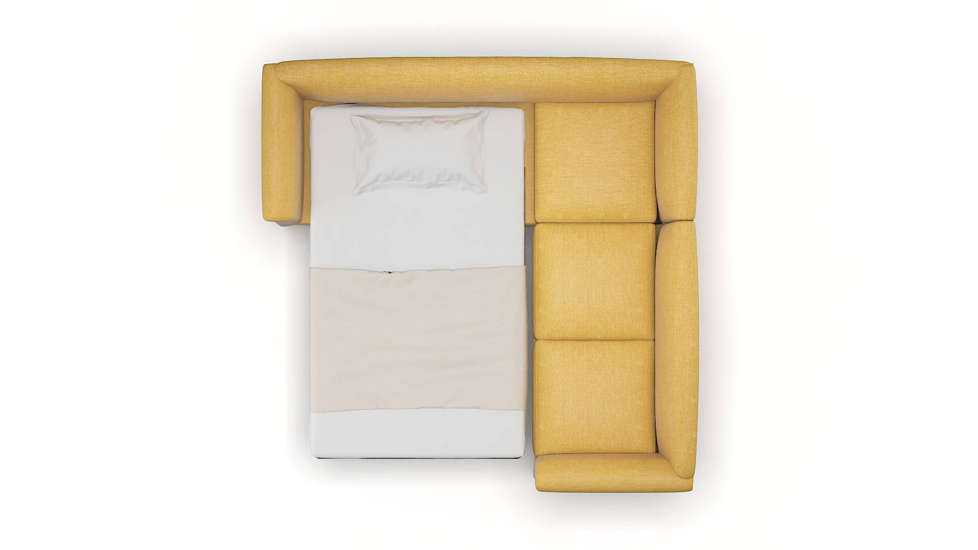 Crete Keylargo Honey Sectional Sleeper Espresso legs 3