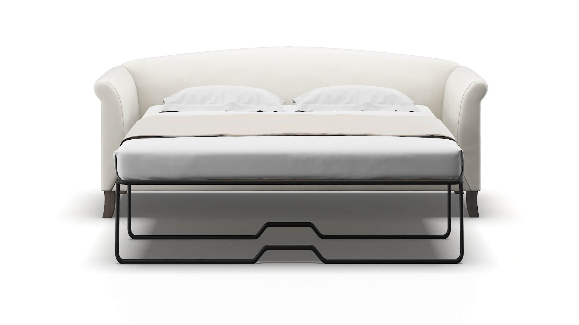 Crete Keylargo Oatmeal Sofa Sleeper Espresso legs 1