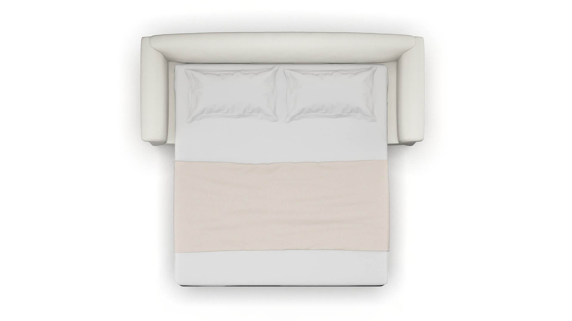 Crete Keylargo Oatmeal Sofa Sleeper Espresso legs 3