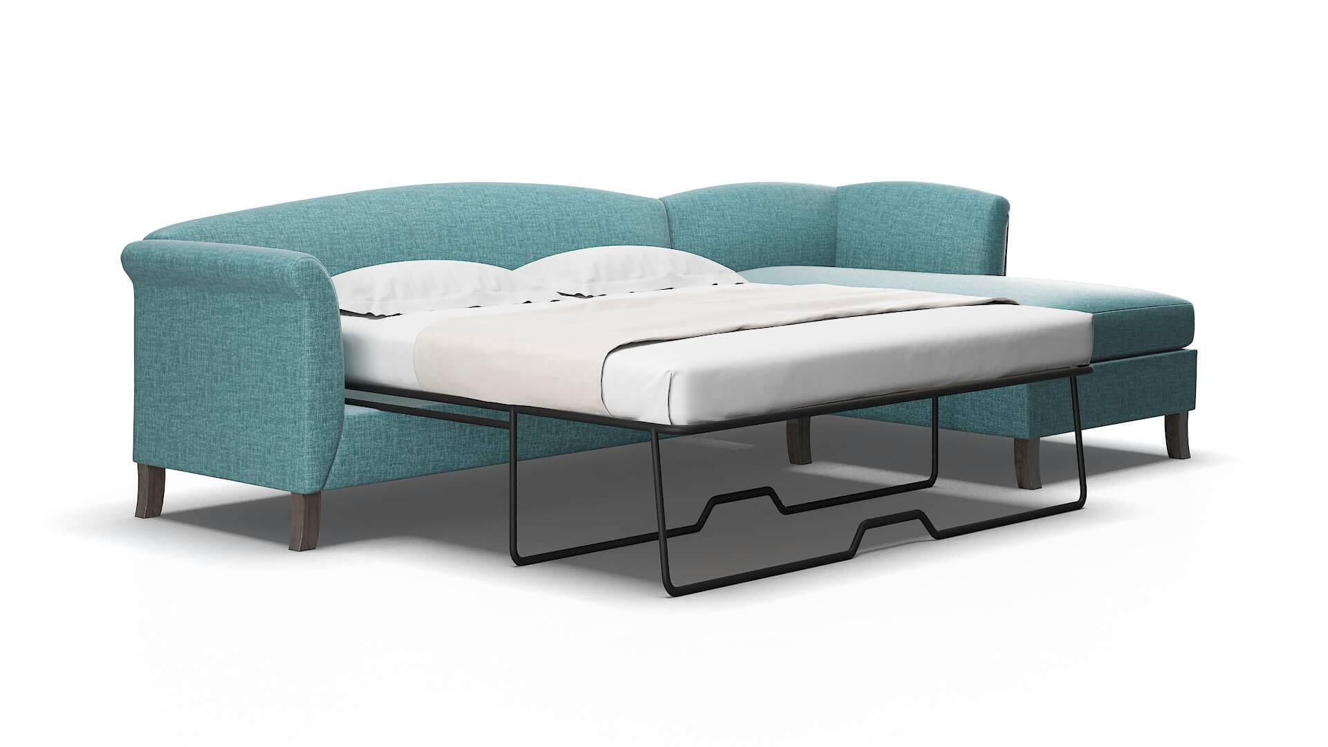 Crete Keylargo zenithteal Panel sleeper Espresso Legs  2