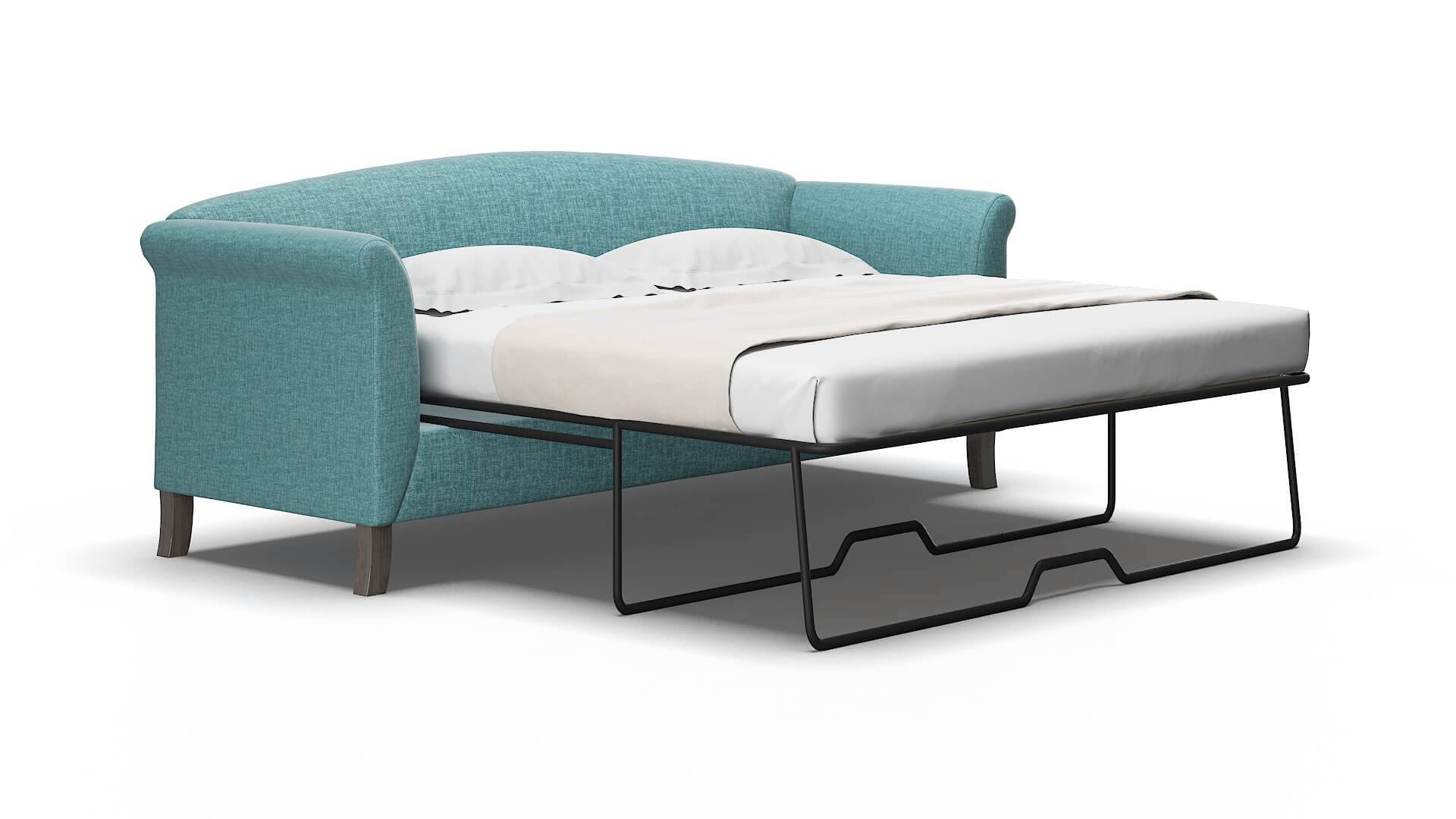 Crete Keylargo zenithteal Sofa sleeper Espresso Legs  2