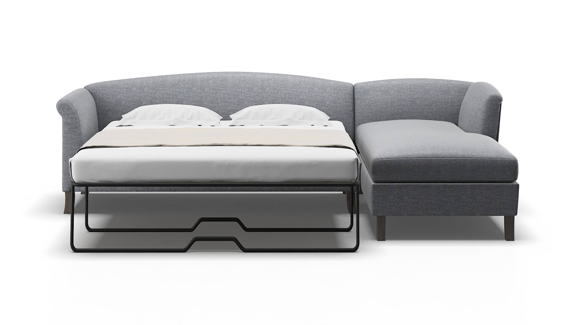 Crete Lana Ash Panel Sleeper Espresso legs 1