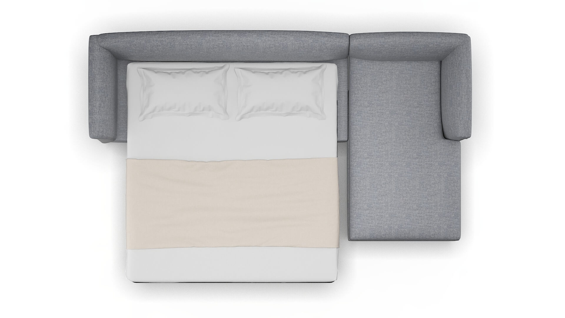 Crete Lana Ash Panel Sleeper Espresso legs 3