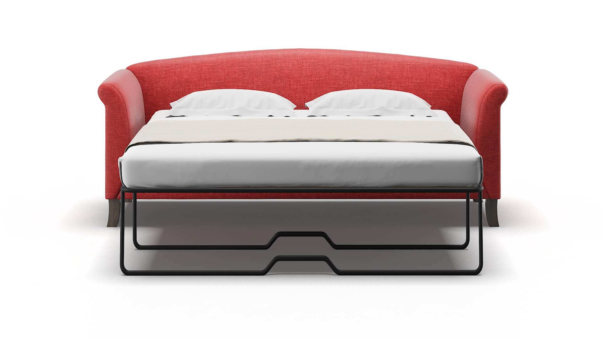 Crete Leslie Poppy Sofa Sleeper Espresso legs 1