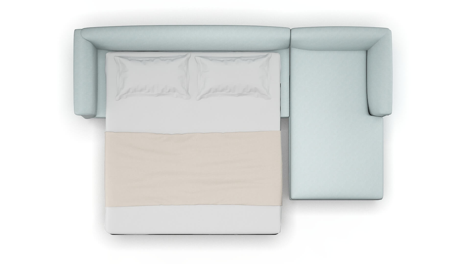 Crete Leslie Robins_egg Panel Sleeper Espresso legs 3