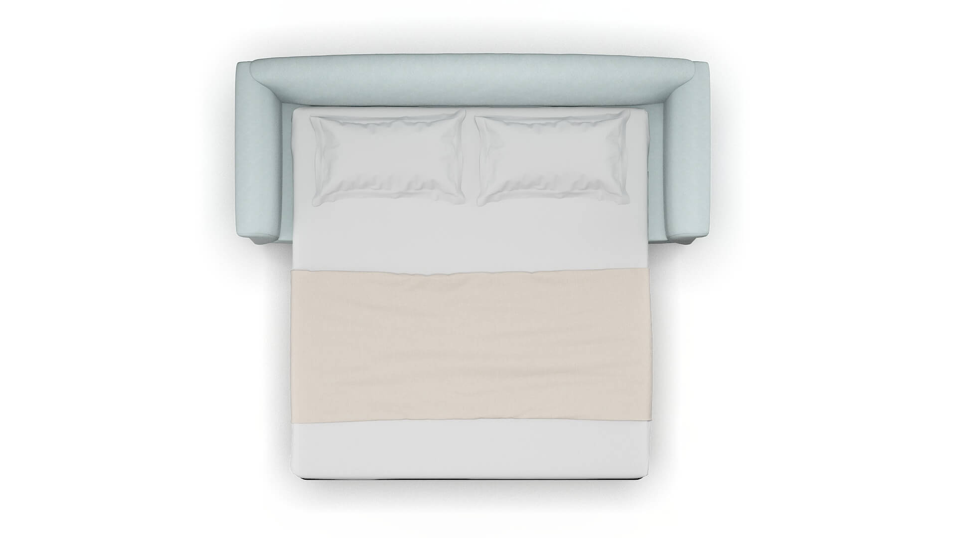 Crete Leslie Robins_egg Sofa Sleeper Espresso legs 3