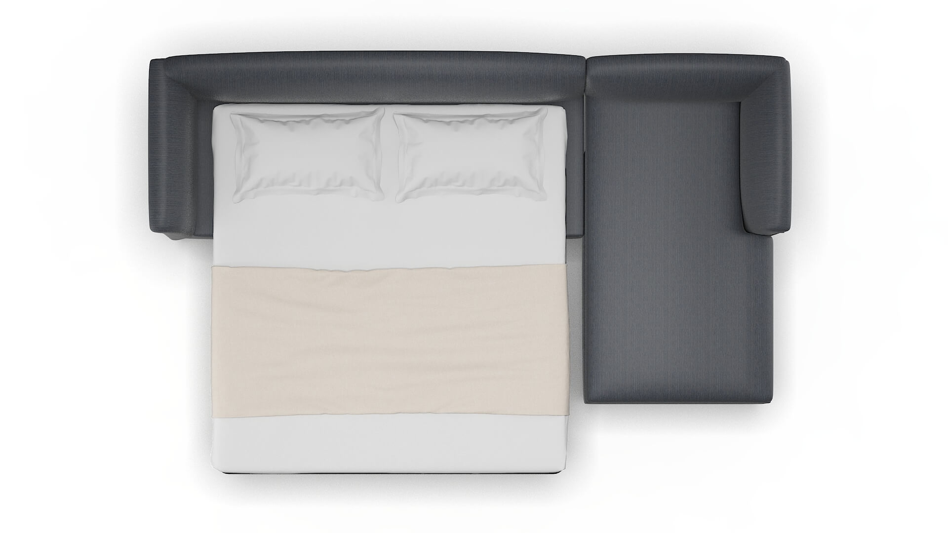 Crete Malibu Sea Panel Sleeper Espresso legs 3