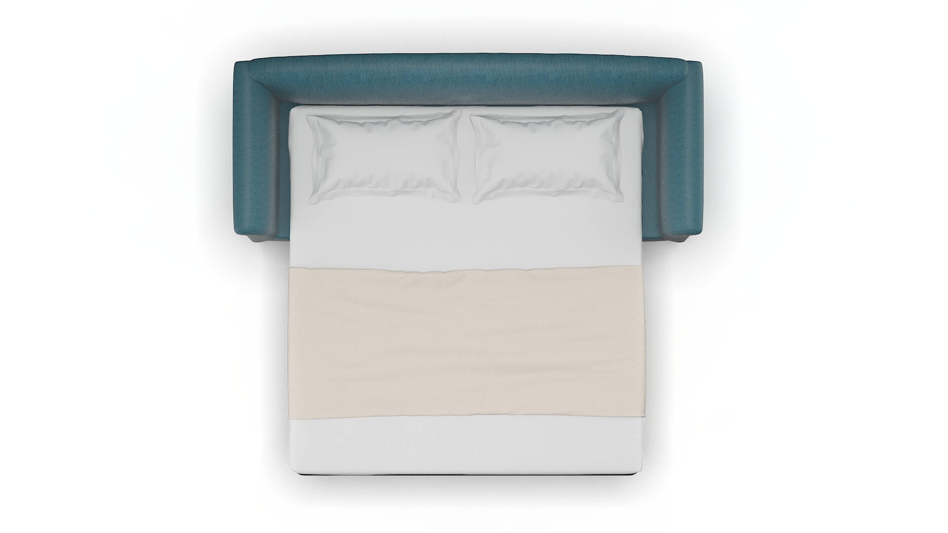 Crete Merit Peacock Sofa Sleeper Espresso legs 3