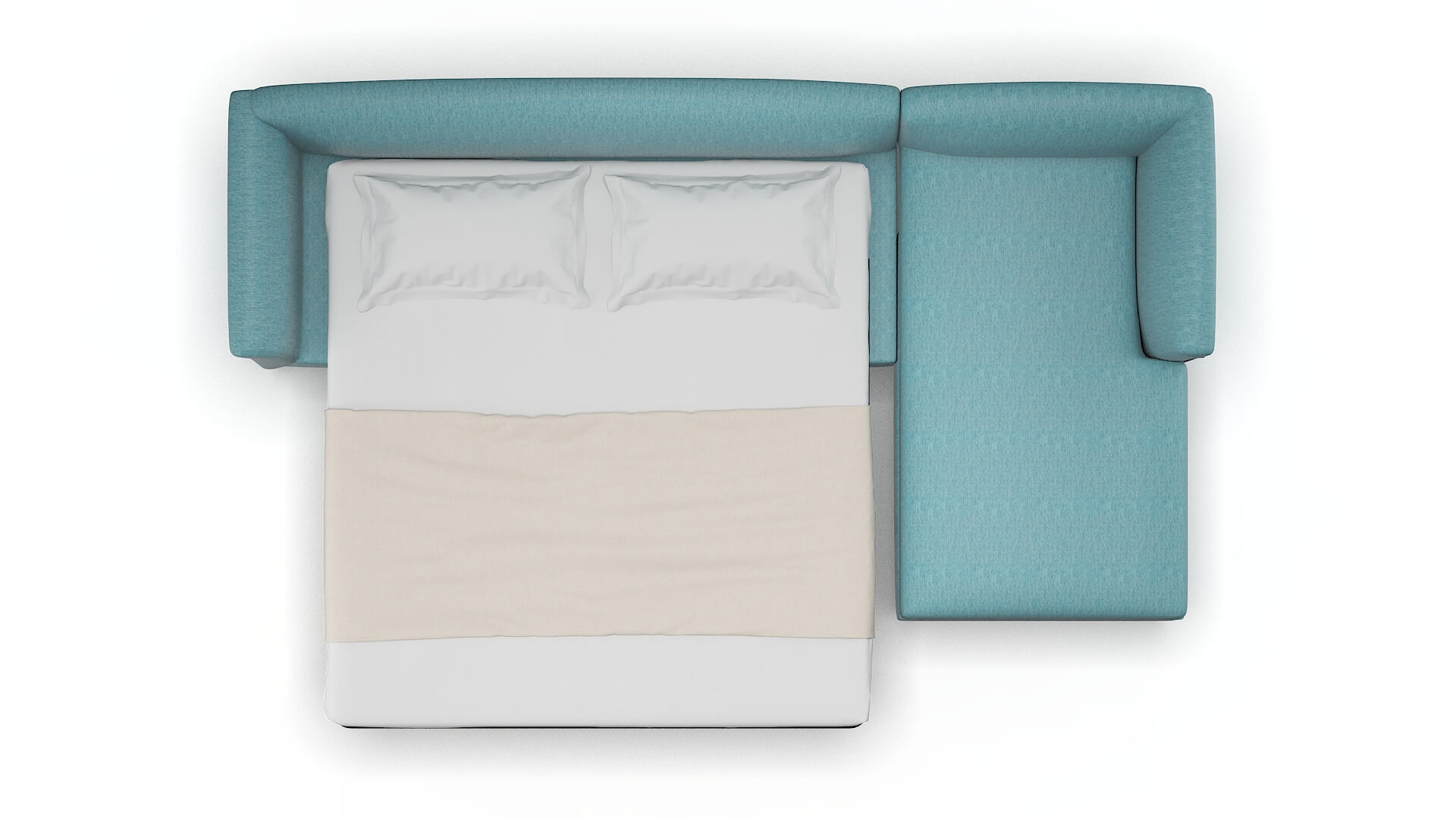 Crete Naples Pool Panel Sleeper Espresso legs 3