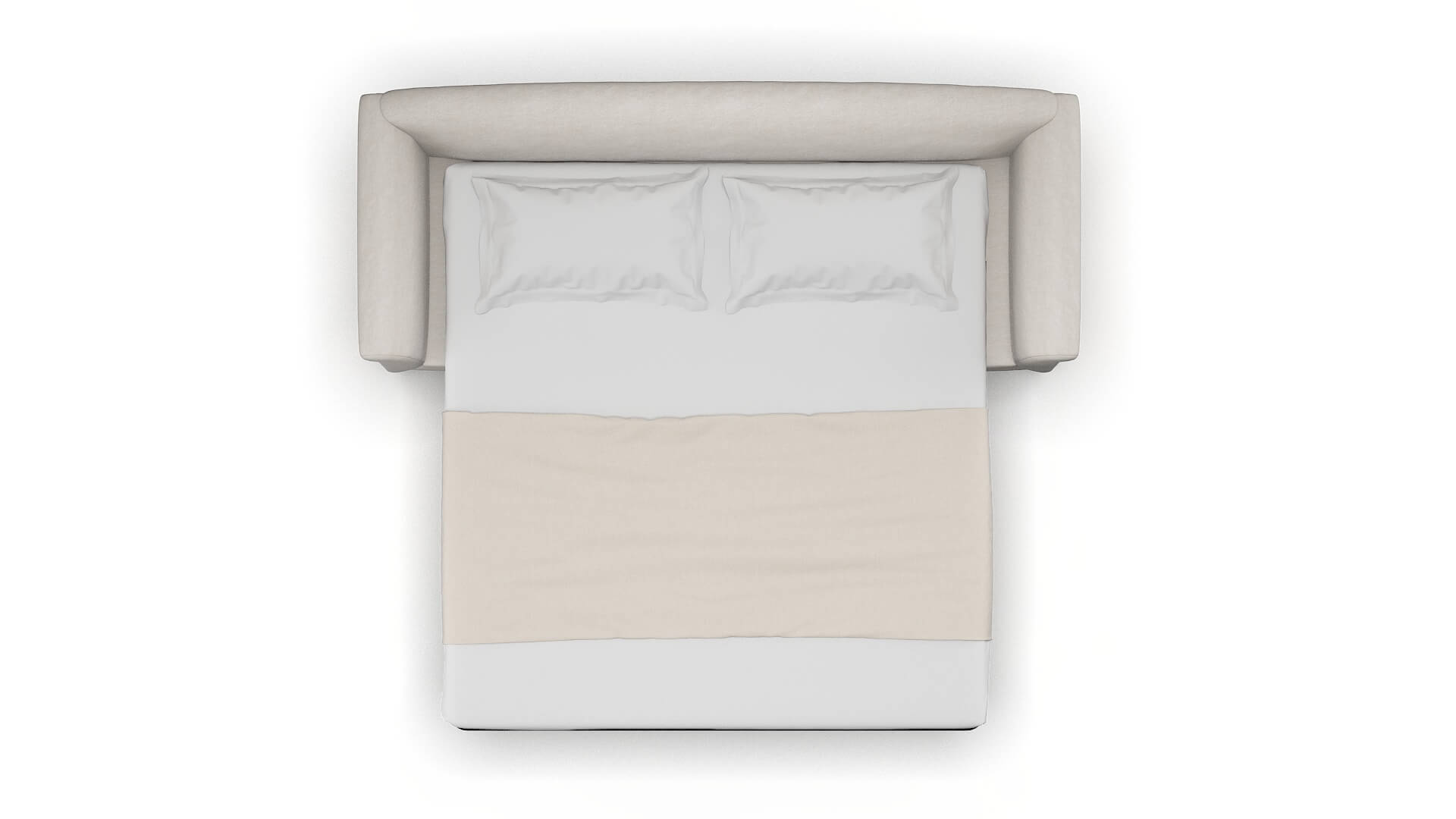 Crete Noble Grey Sofa Sleeper Espresso legs 3