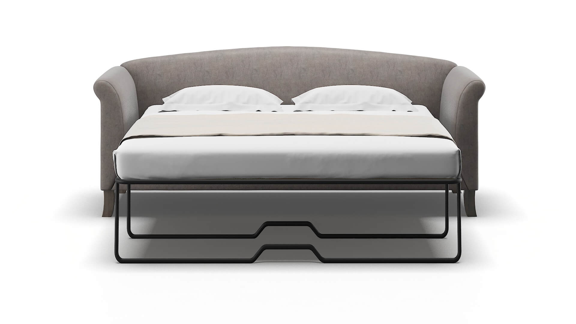 Crete Noble Otter Sofa Sleeper Espresso legs 1