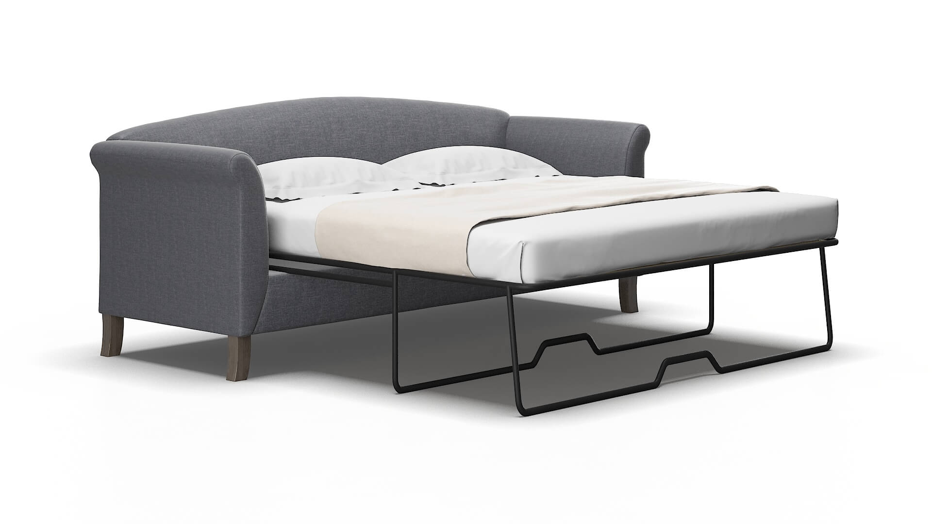 Crete Notion graphite Sofa sleeper Espresso Legs  2
