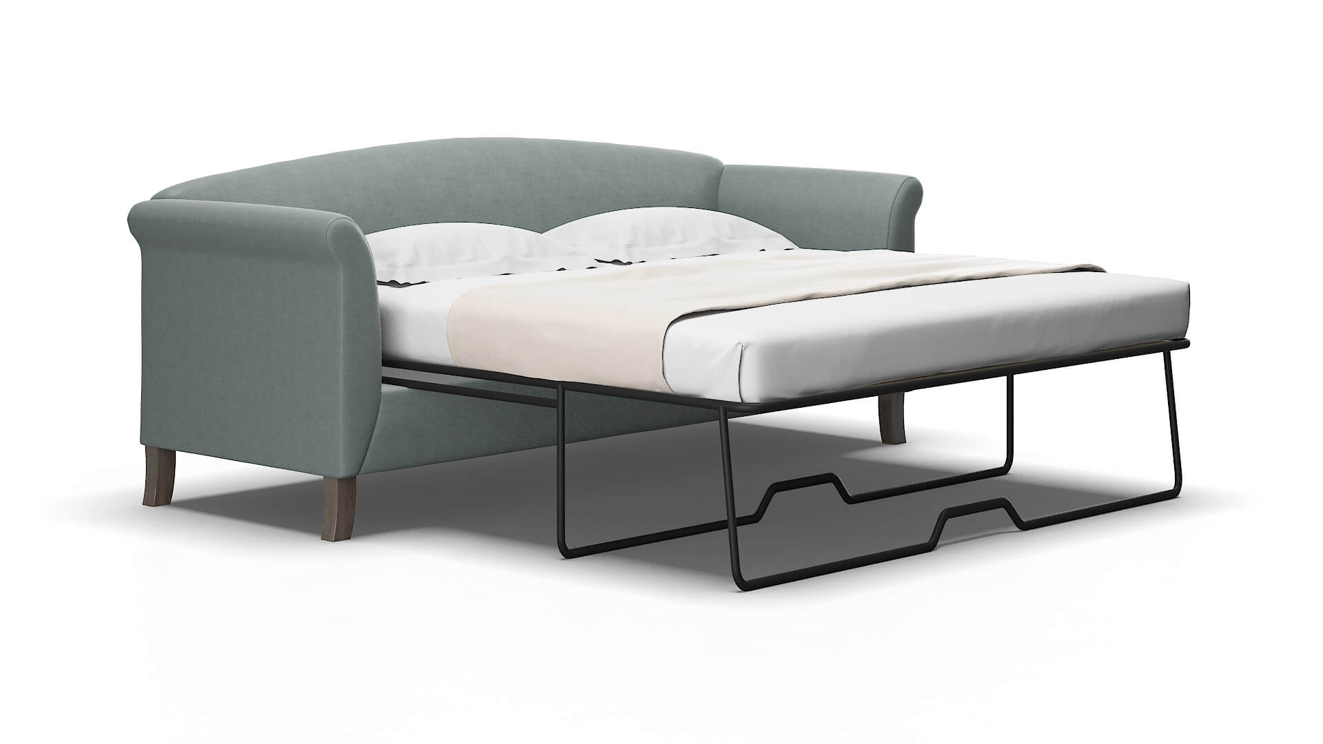 Crete Oakley baltic Sofa sleeper Espresso Legs  2