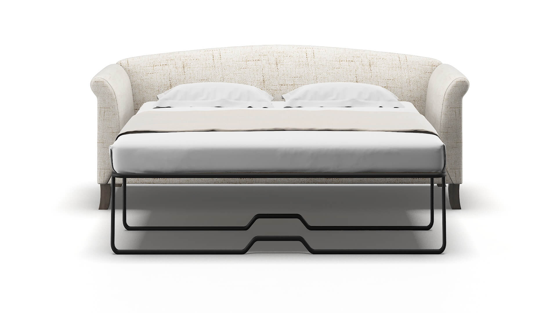 Crete Oceanside Natural Sofa Sleeper Espresso legs 1