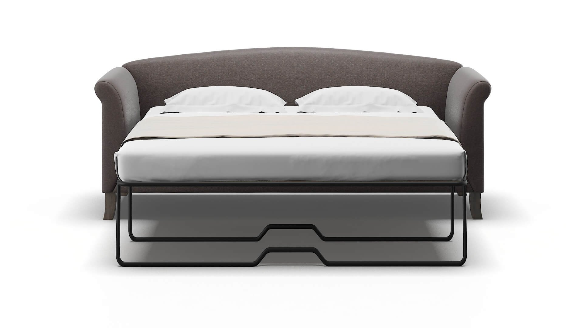 Crete Oscar Chocolate Sofa Sleeper Espresso legs 1