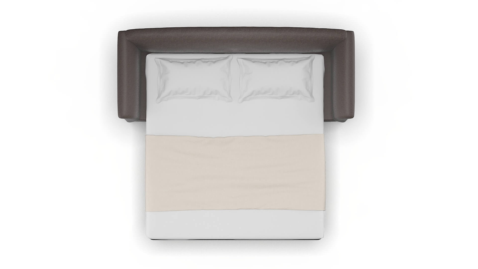 Crete Oscar Chocolate Sofa Sleeper Espresso legs 3