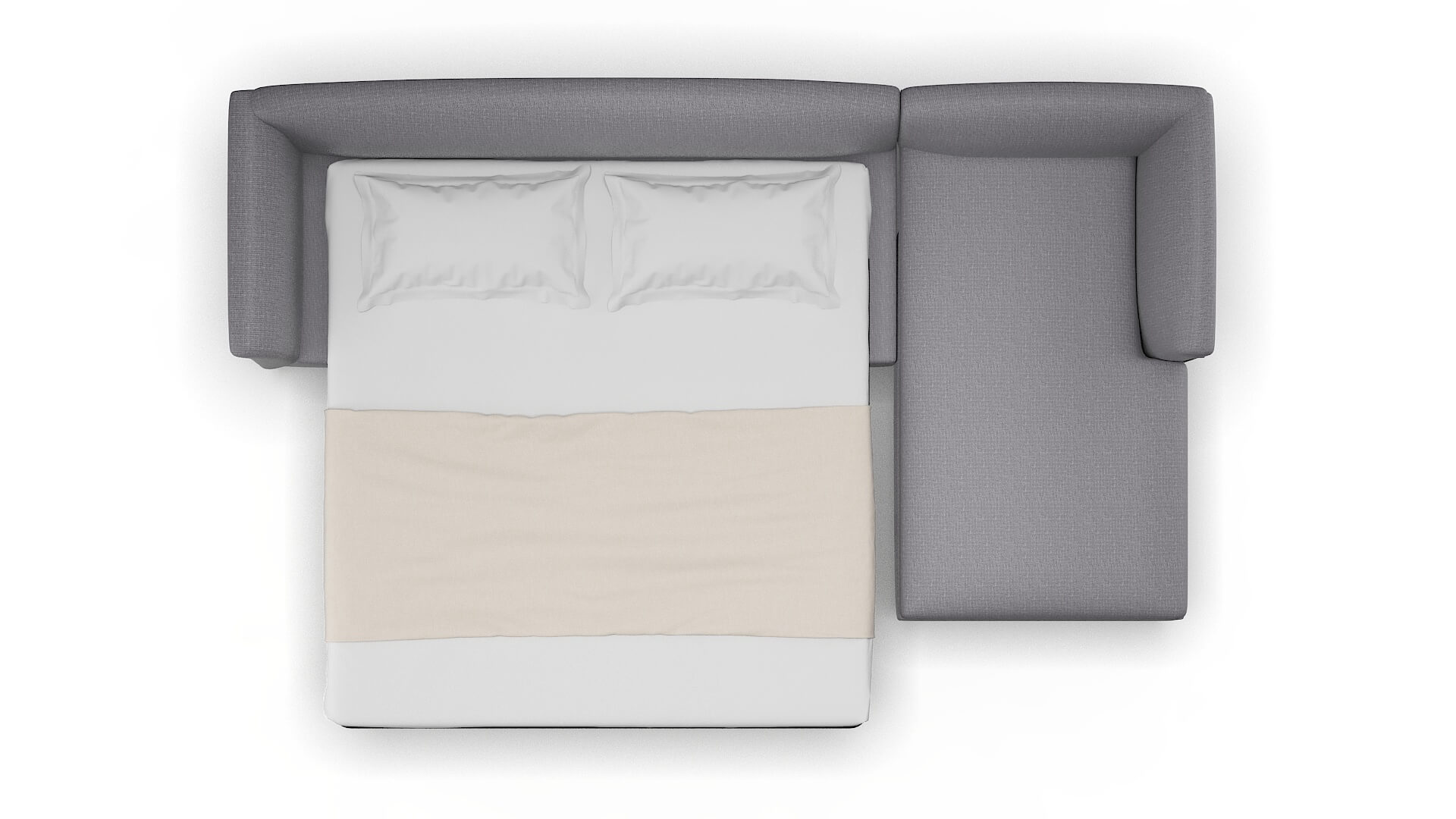 Crete Parker Ash Panel Sleeper Espresso legs 3