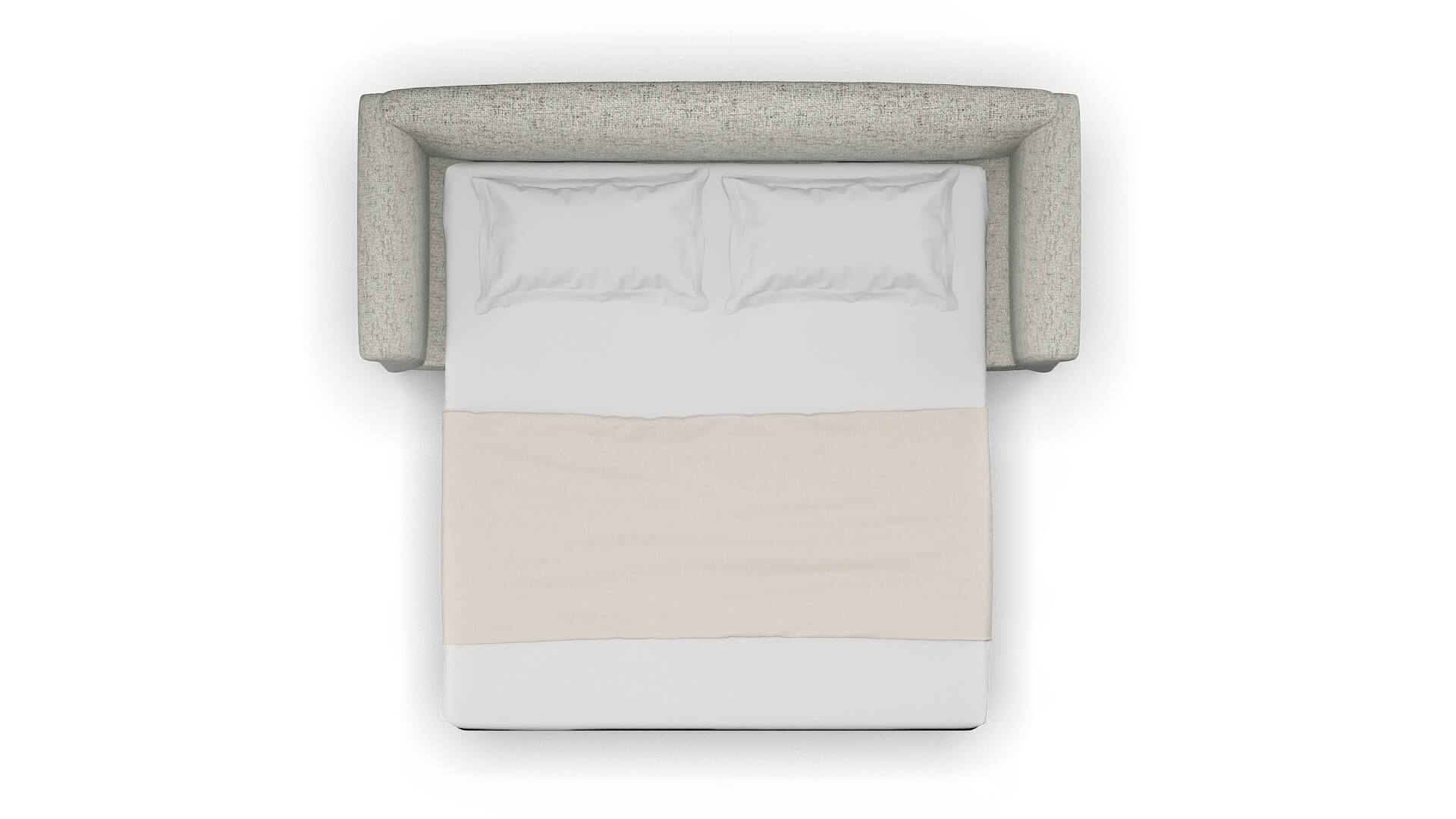 Crete Prime Gravel Sofa Sleeper Espresso legs 3