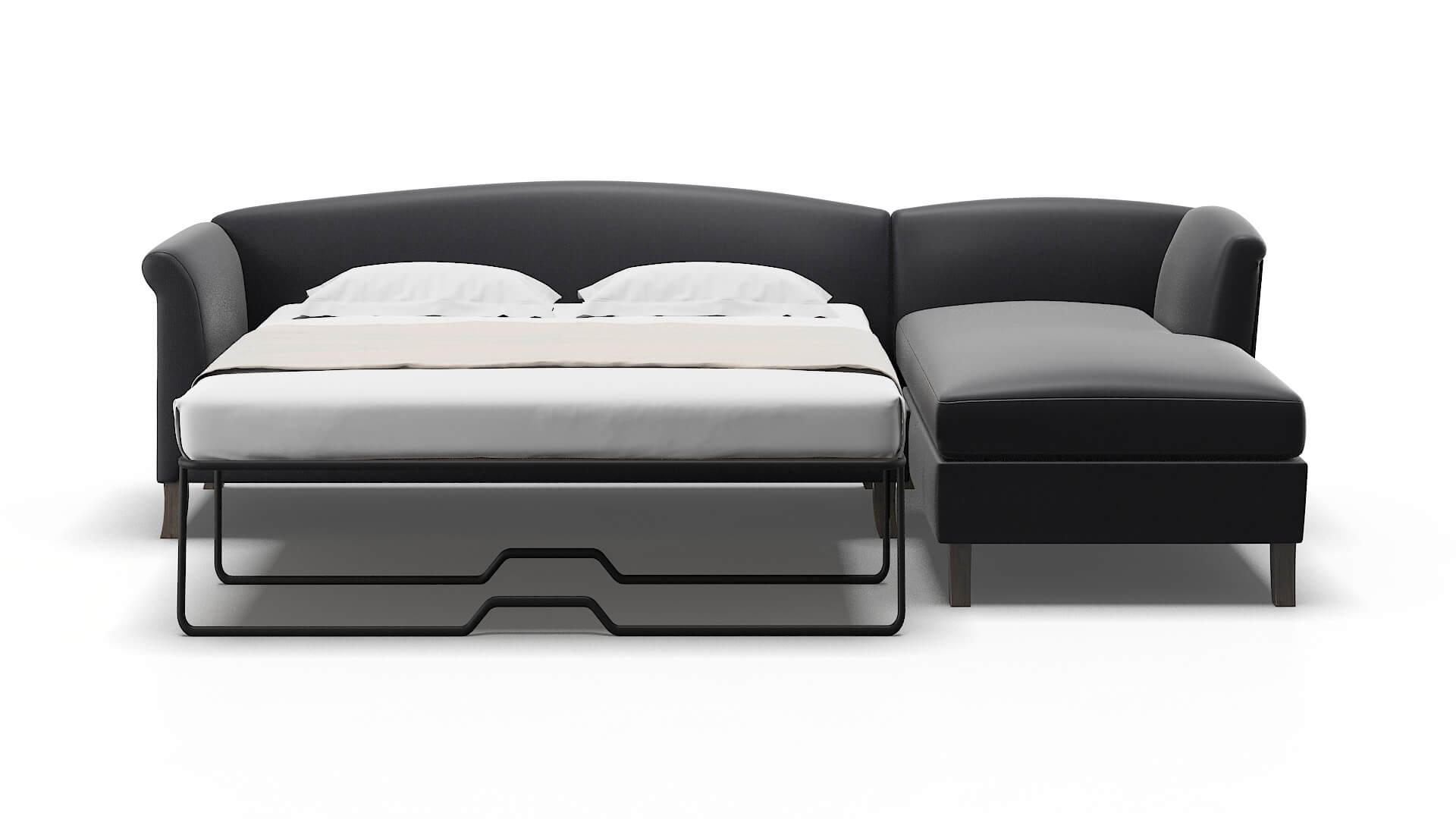 Crete Redondo Navy Panel Sleeper Espresso legs 1