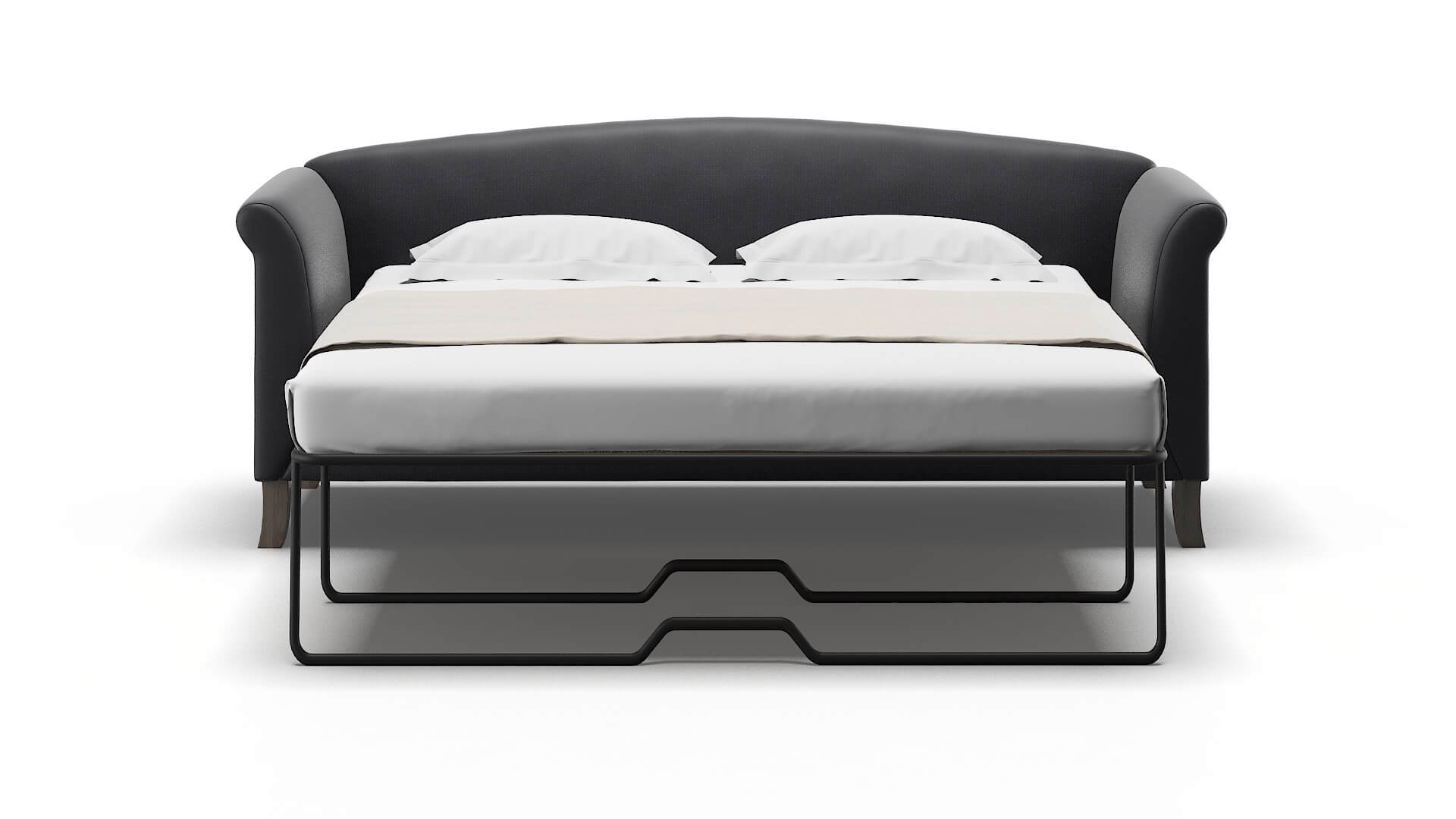 Crete Redondo Navy Sofa Sleeper Espresso legs 1