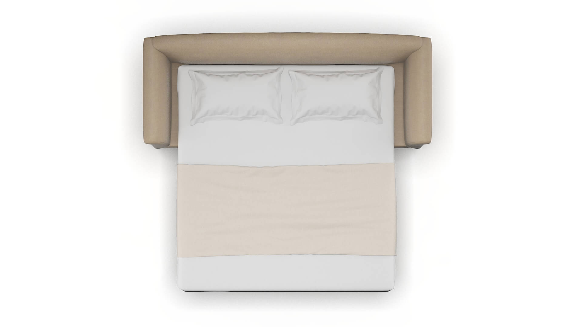 Crete Rocket Cappuccino Sofa Sleeper Espresso legs 3