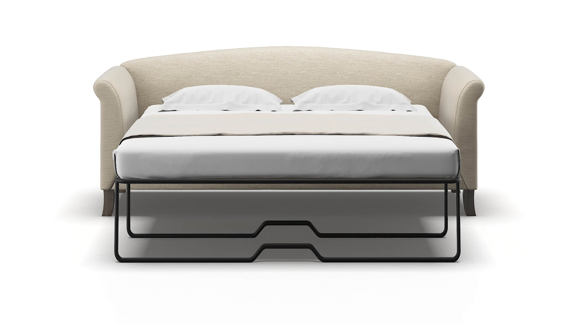 Crete Rocket Dove Sofa Sleeper Espresso legs 1