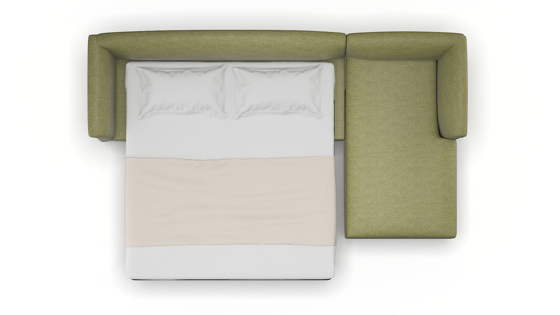 Crete Rocket Evergreen Panel Sleeper Espresso legs 3