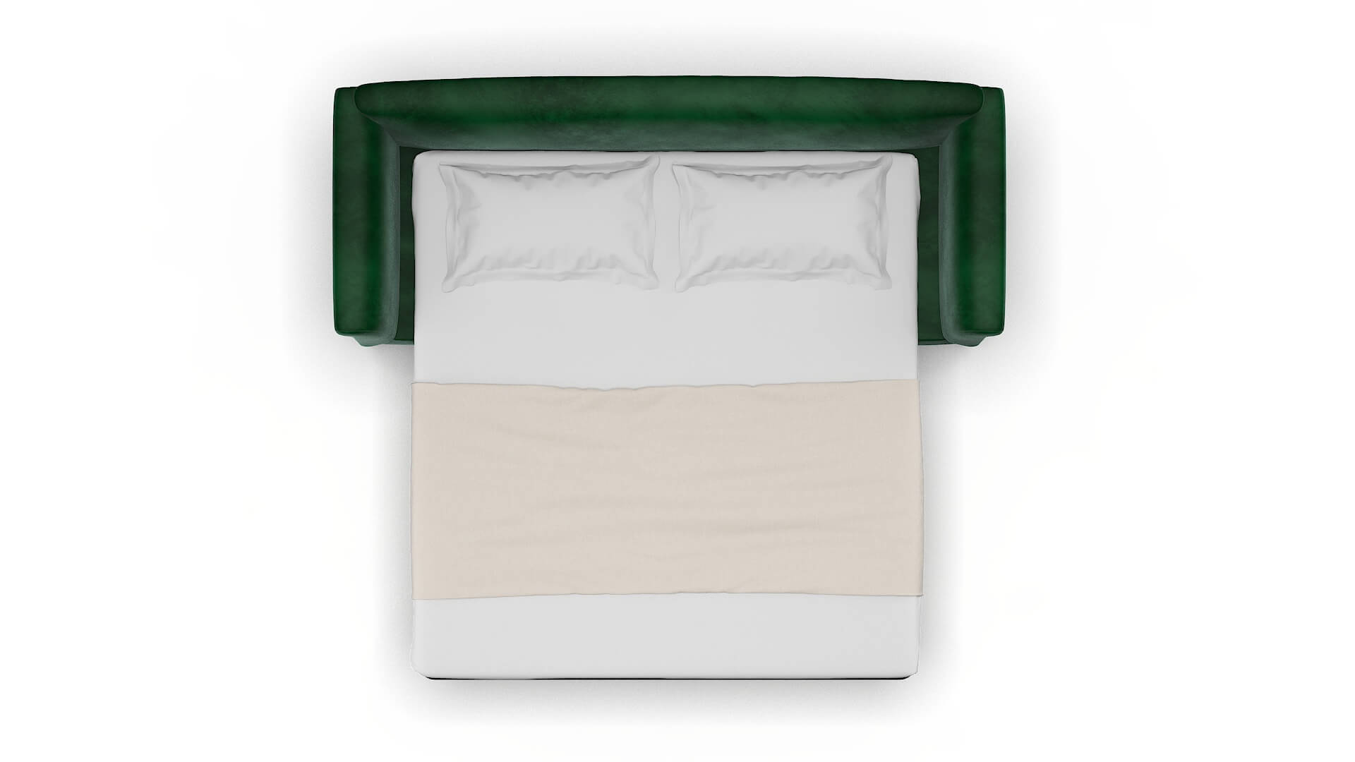 Crete Royale Evergreen Sofa Sleeper Espresso legs 3