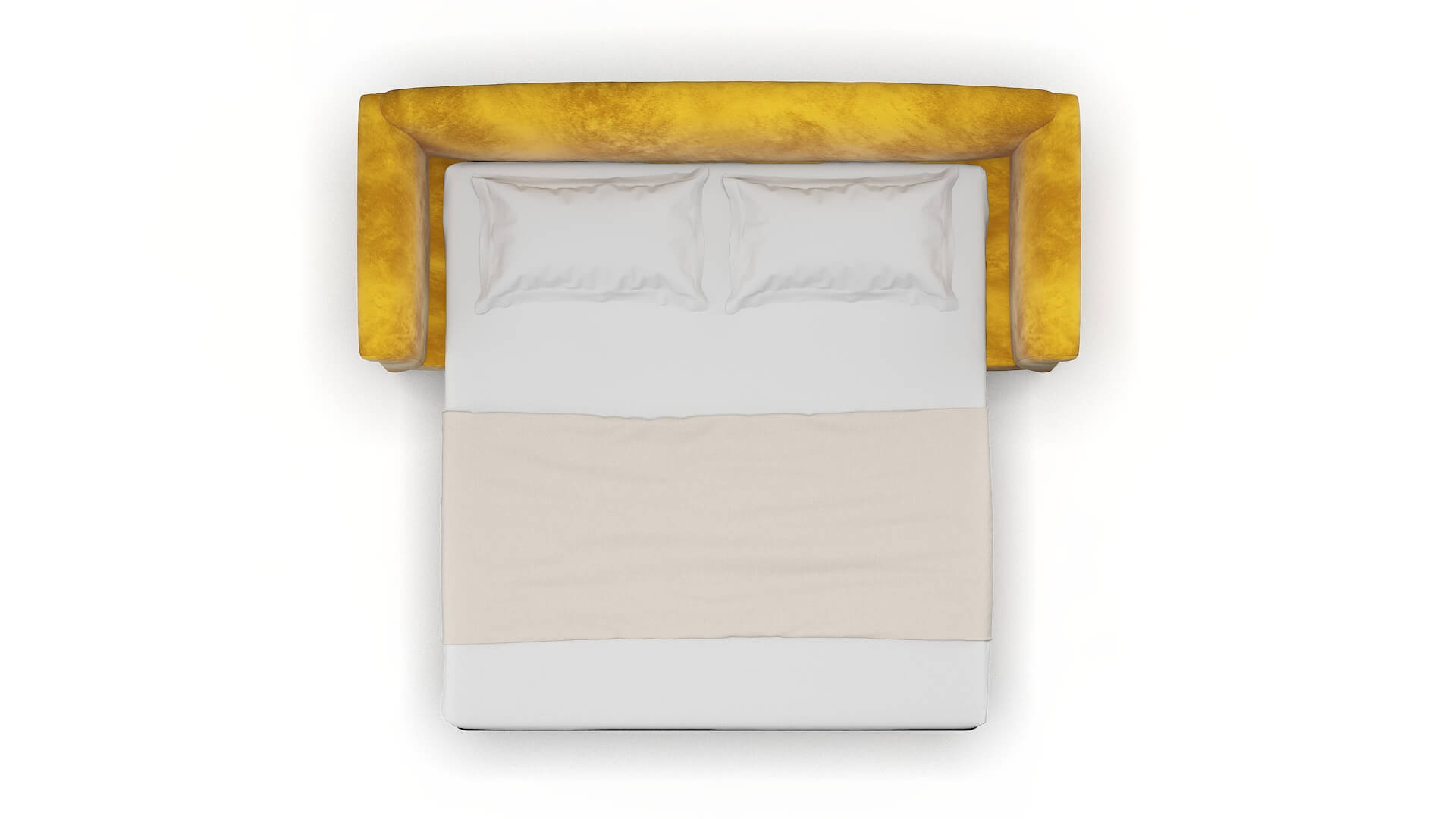 Crete Royale Marigold Sofa Sleeper Espresso legs 3