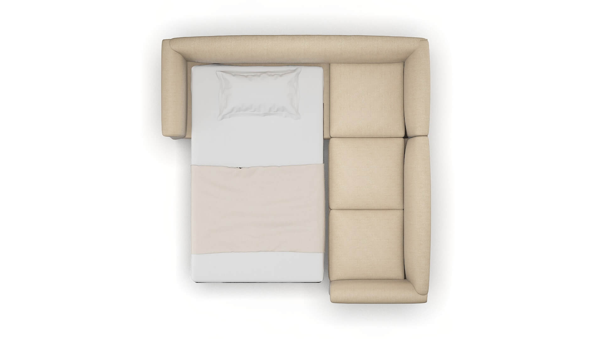 Crete Royale Mondo Sectional Sleeper Espresso legs 3