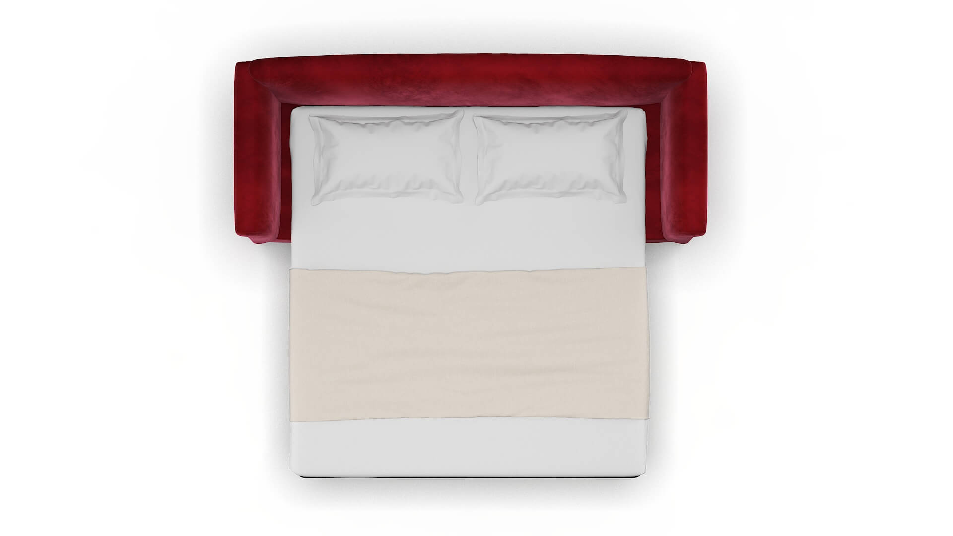 Crete Royale Ruby Sofa Sleeper Espresso legs 3