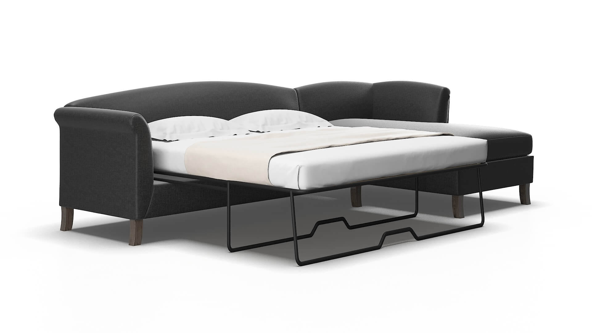 Crete Sosoftness 54 Panel sleeper Espresso Legs  2