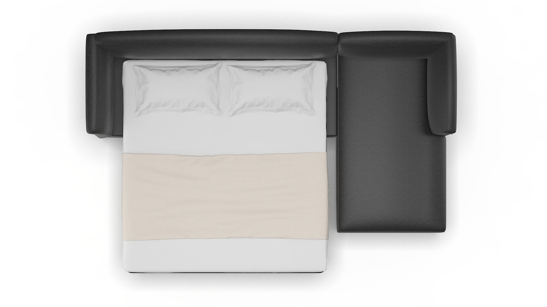 Crete Sosoftness 54 Panel Sleeper Espresso legs 3