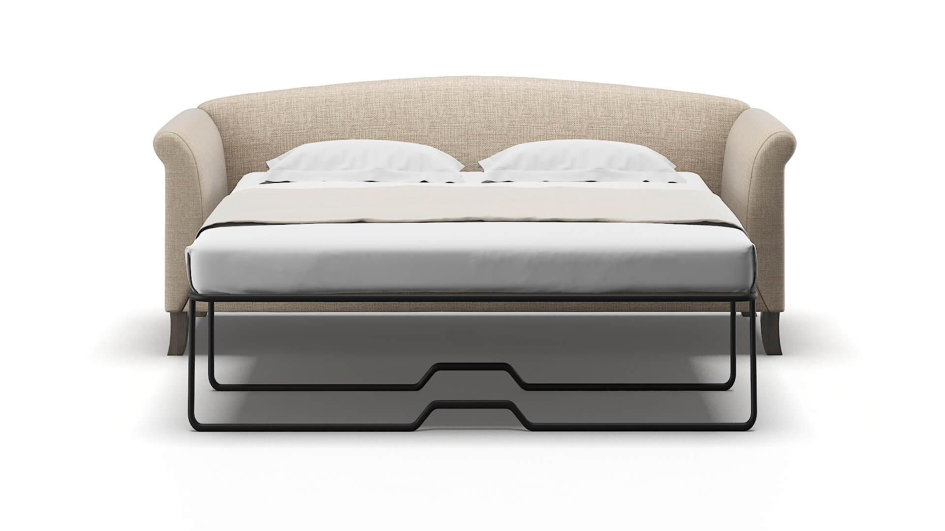 Crete Sosoftness 74 Sofa Sleeper Espresso legs 1