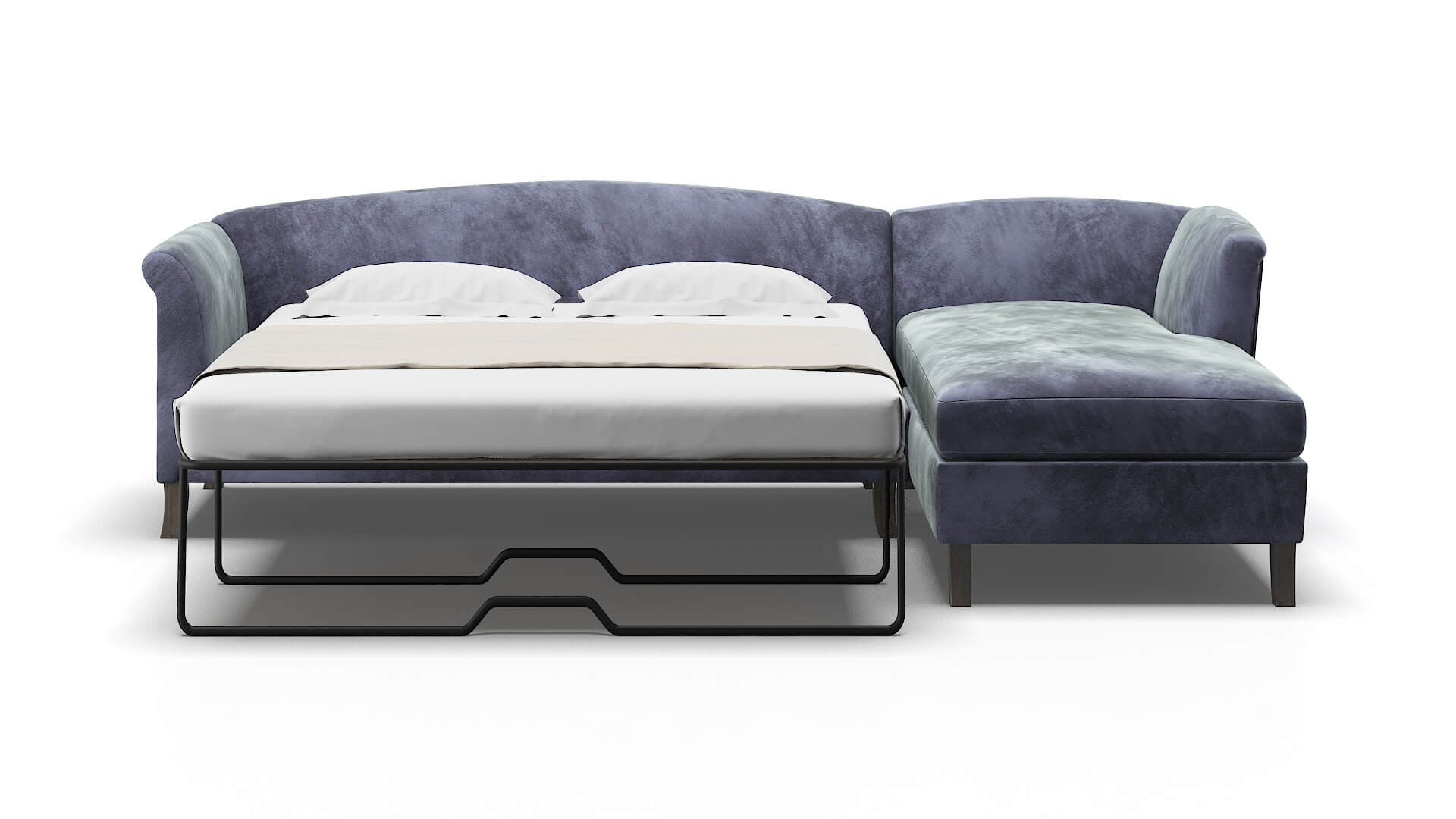 Crete Terrain Dusk Panel Sleeper Espresso legs 1