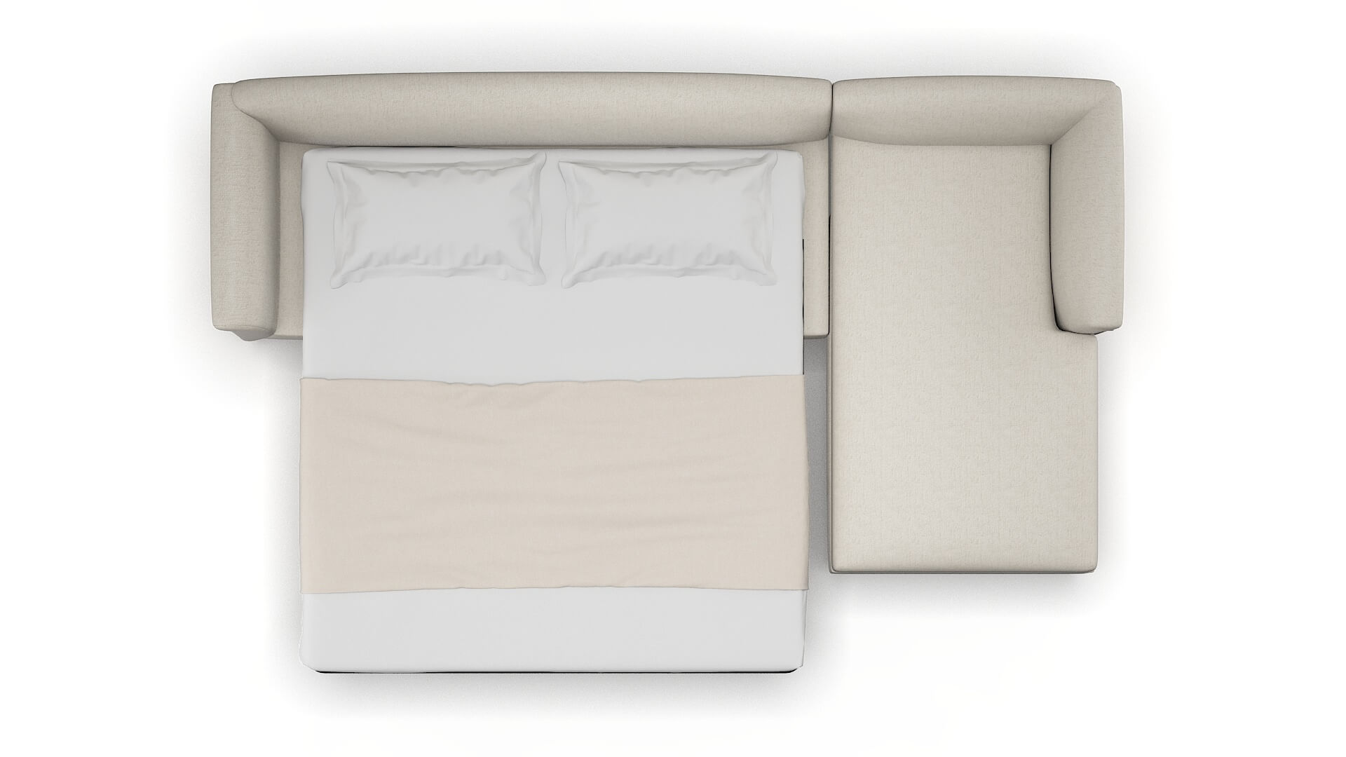 Crete Terrain Natural Panel Sleeper Espresso legs 3