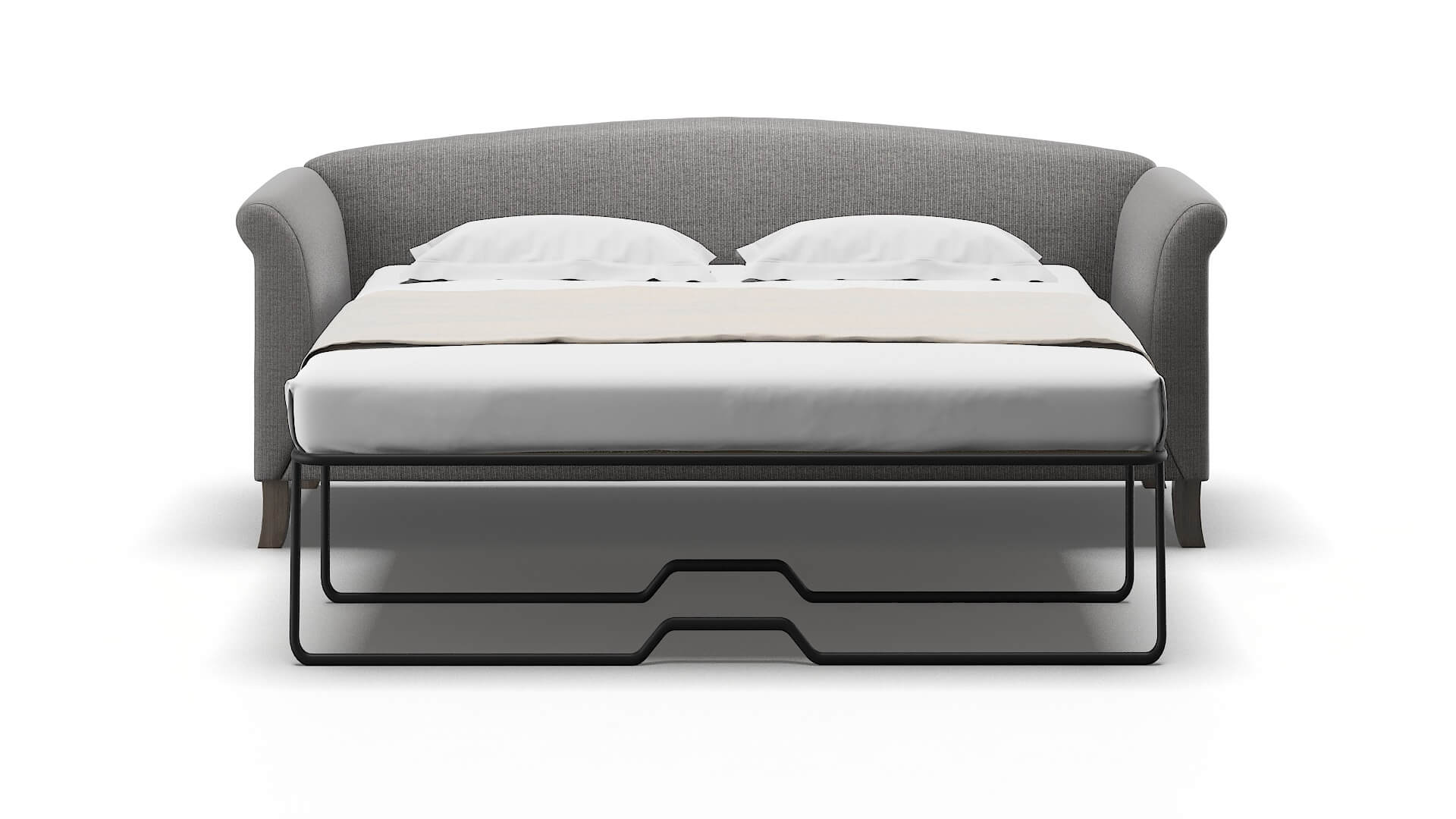 Crete Terrain Oatmeal Sofa Sleeper Espresso legs 1