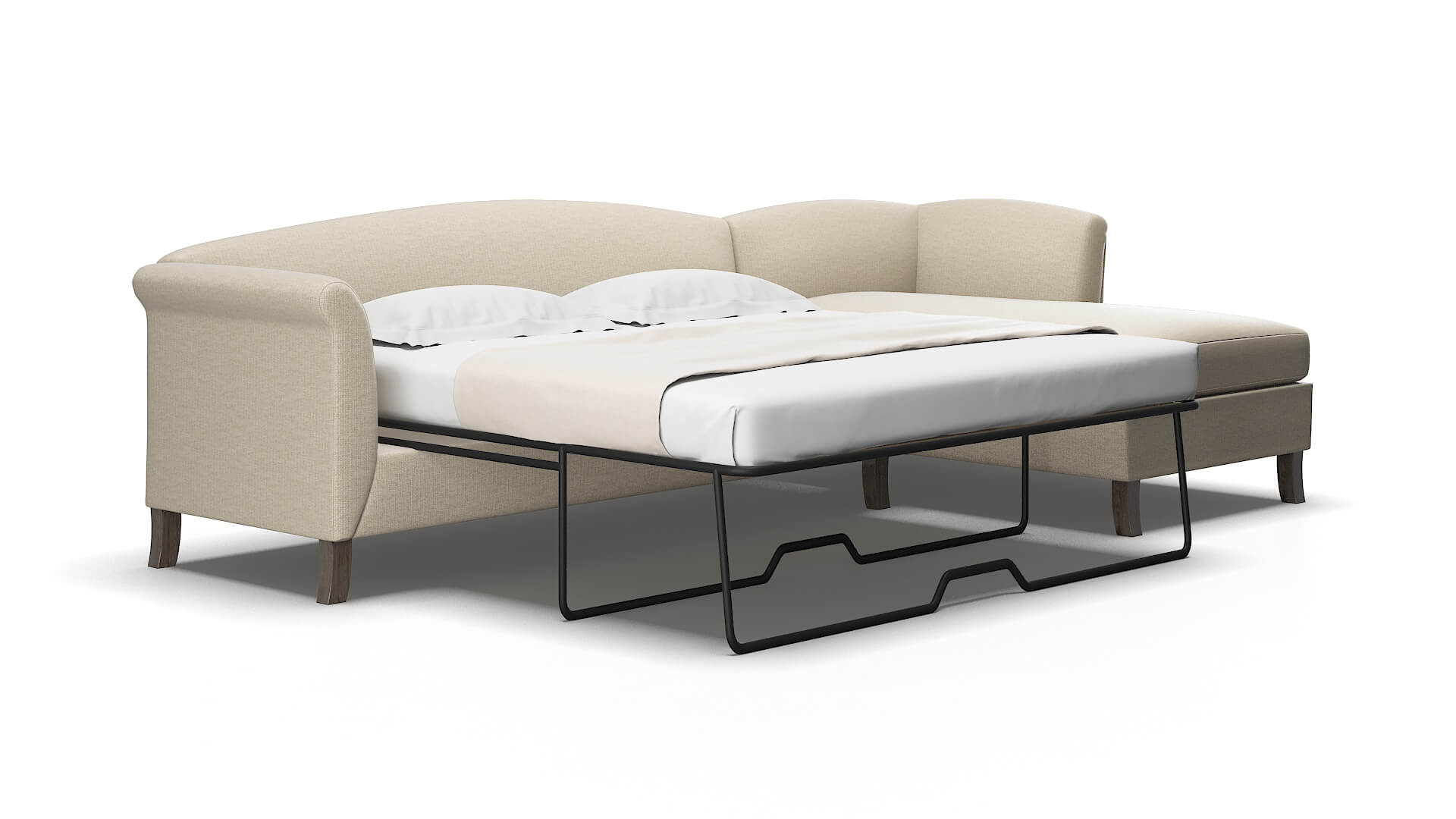 Crete Urban_d Silver Panel Sleeper Espresso legs 2