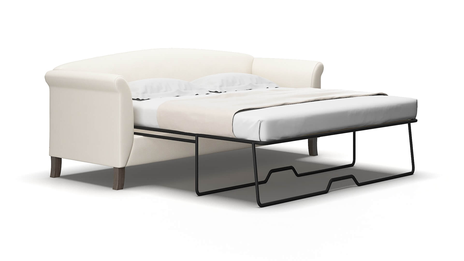 Crete Urban_d snow Sofa sleeper Espresso Legs  2