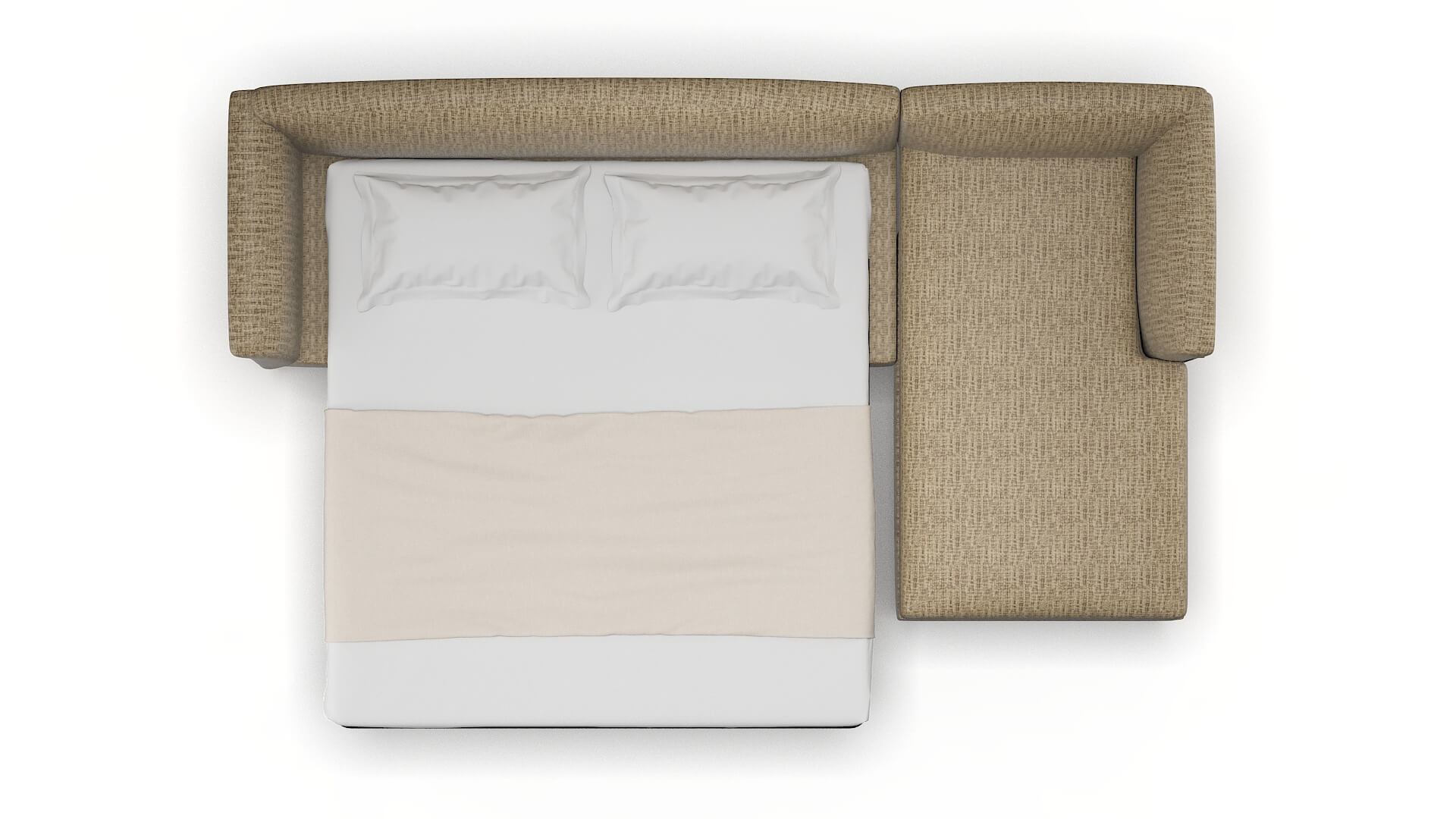 Crete Venus Mocha Panel Sleeper Espresso legs 3