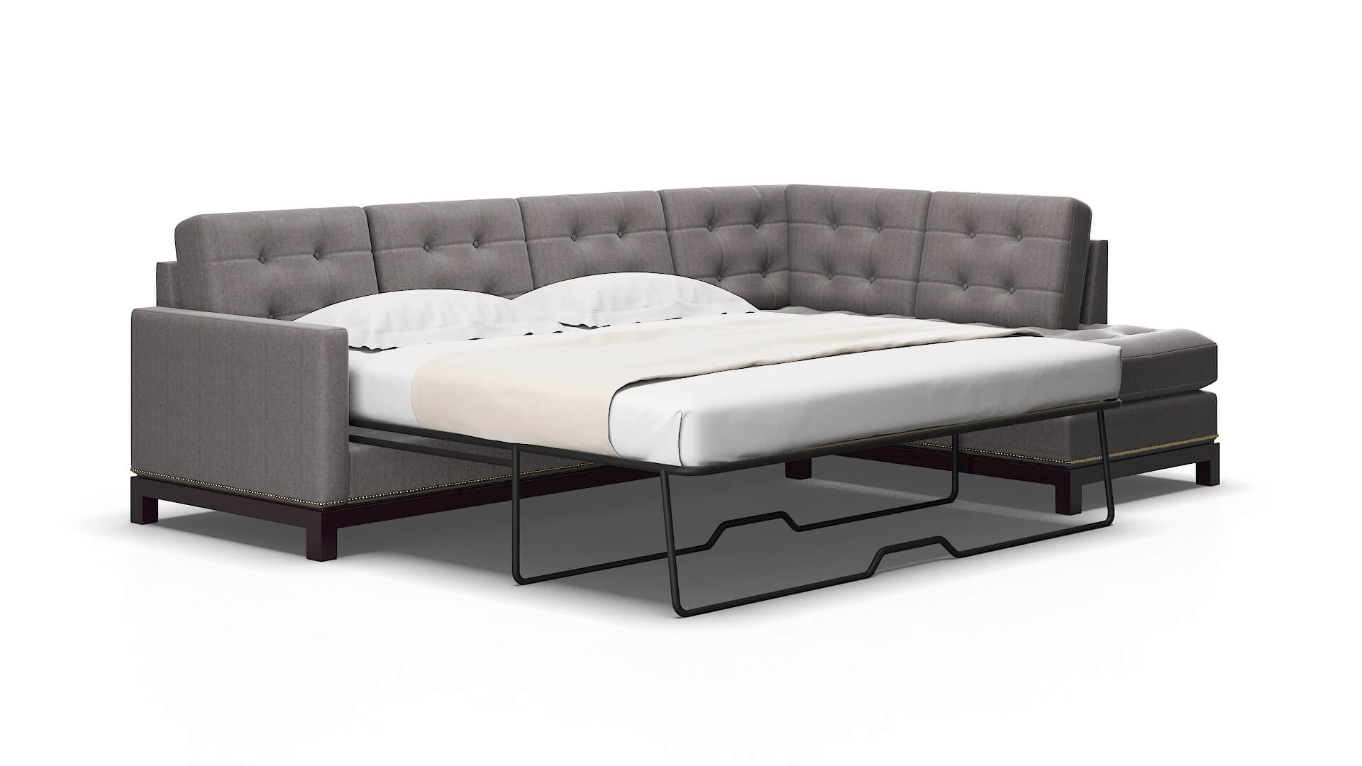 Davos Atlas_plz silver Panel sleeper Espresso Legs  2