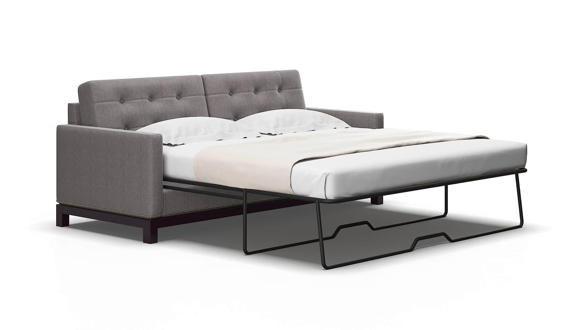 Davos Atlas_plz silver Sofa sleeper Espresso Legs  2