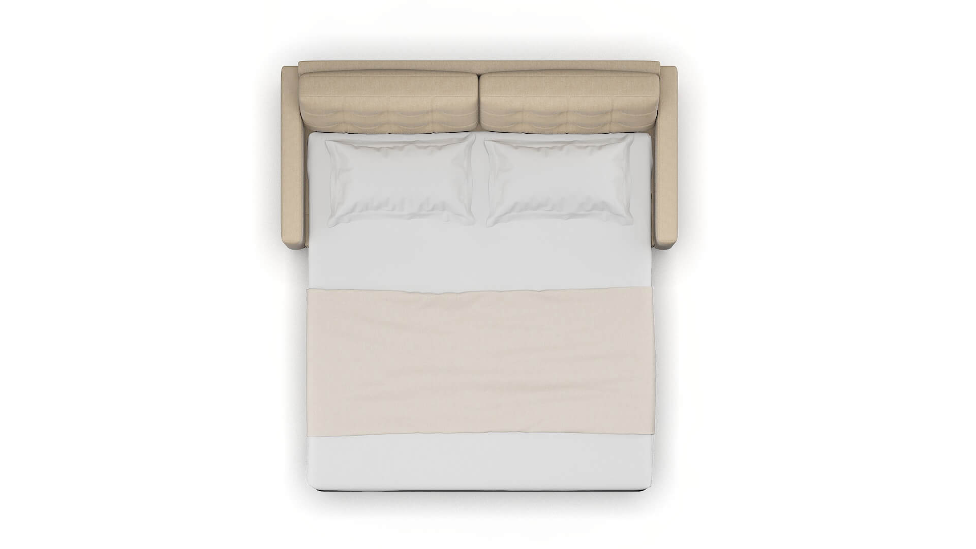 Davos Avenger Burlap Sofa Sleeper Espresso legs 3