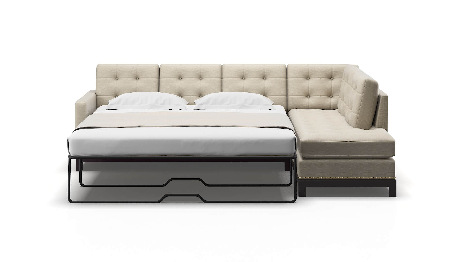 Davos Avenger Pumice Panel Sleeper Espresso legs 1