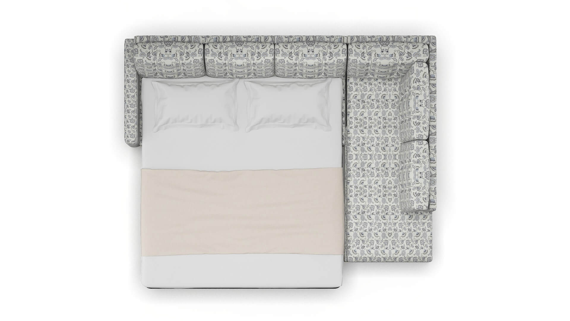 Davos Avignon Sky Panel Sleeper Espresso legs 3