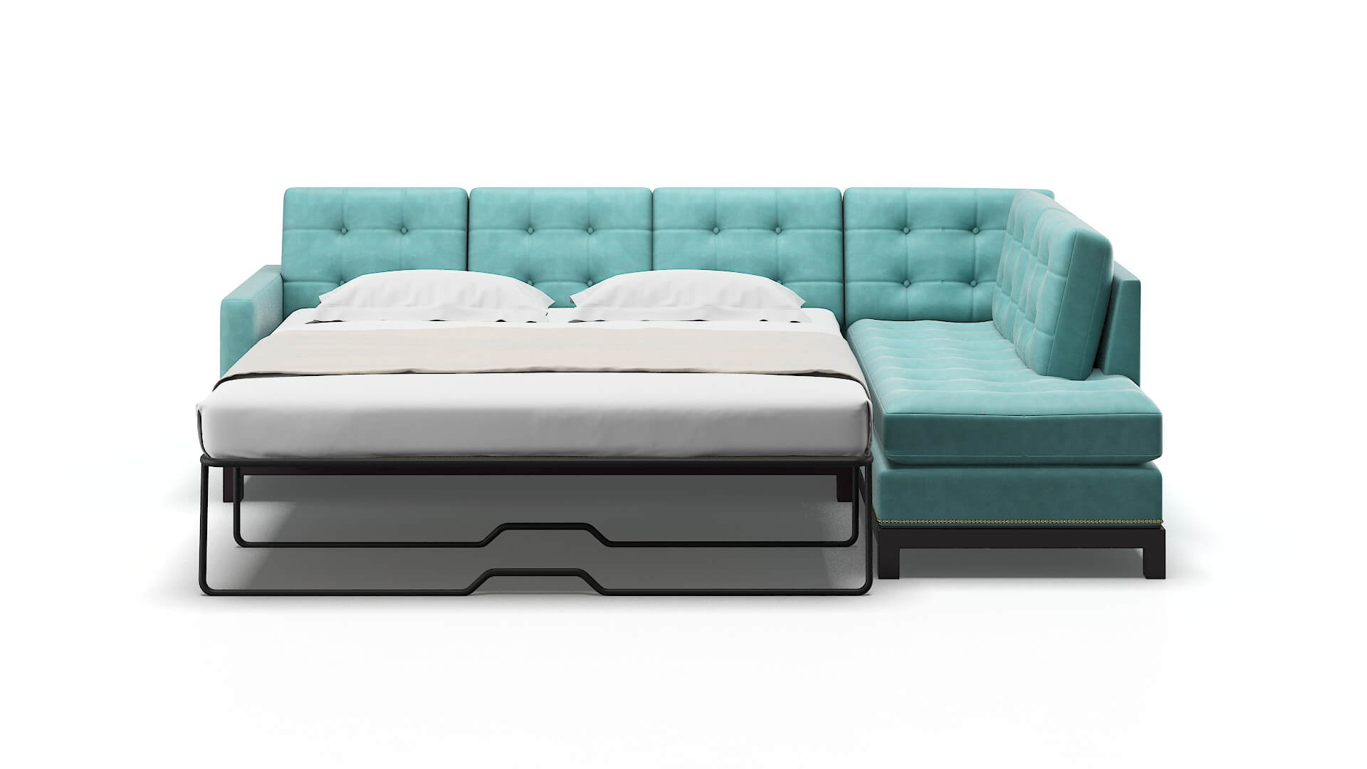 Davos Bella Caribbean Panel Sleeper Espresso legs 1