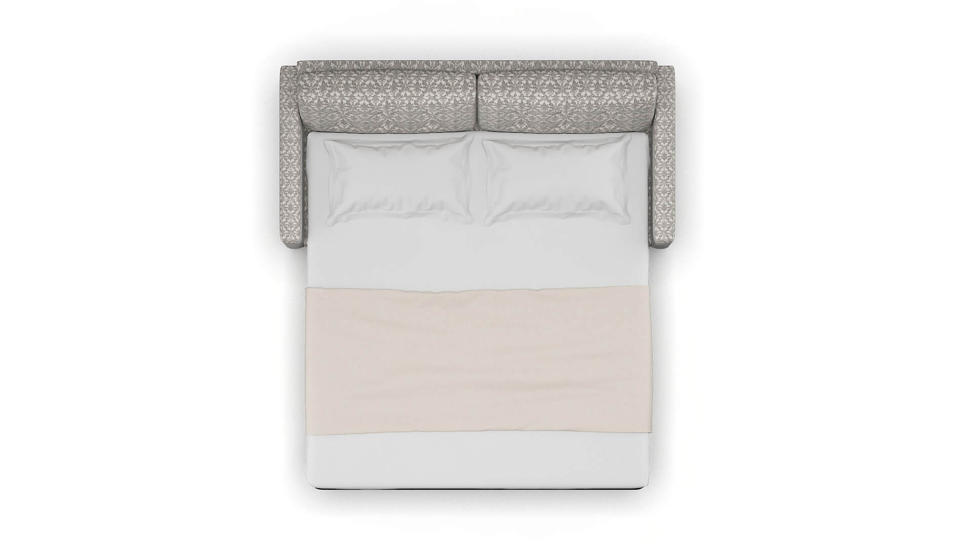 Davos Bergamo Dove Sofa Sleeper Espresso legs 3