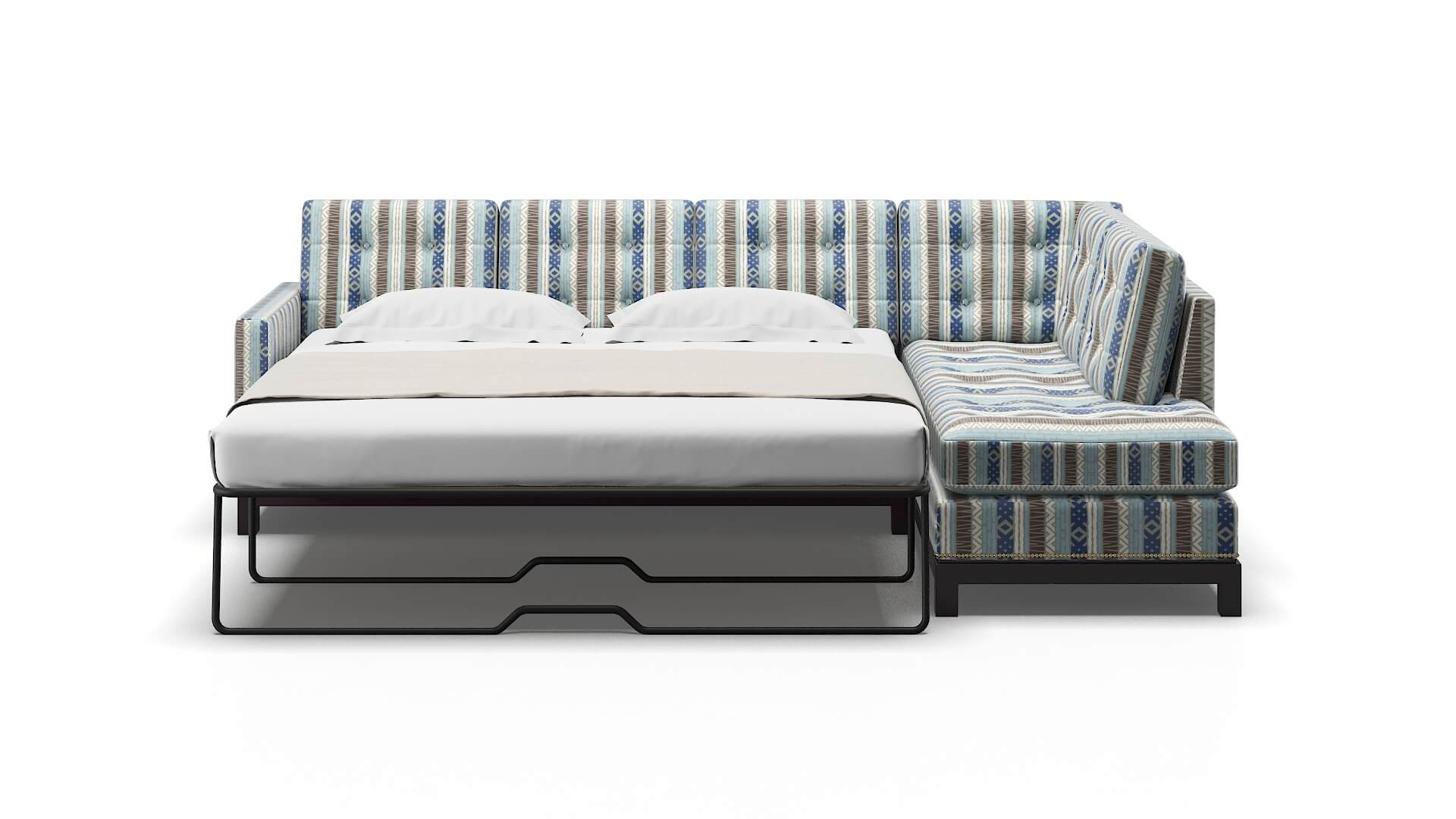 Davos Bodhi Indigo Panel Sleeper Espresso legs 1